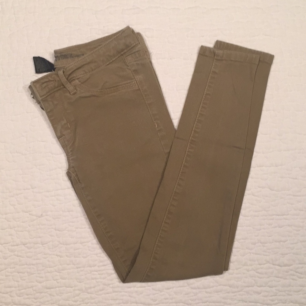 Mossimo - Khaki Mid-Rise Jegging - Size Zero